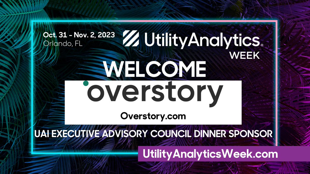 weareuai's tweet photo. #UAWeek welcomes @overstoryai as the Executive Advisory Council Dinner Sponsor and Exhibitor - see how they’ve helped mitigate wildfires across the globe with satellite vegetation intelligence. #wildfires #climatetech #utilities #Analytics #DataAnalytics https://t.co/OOLbkVvSVd https://t.co/Gr1m5MmOT7