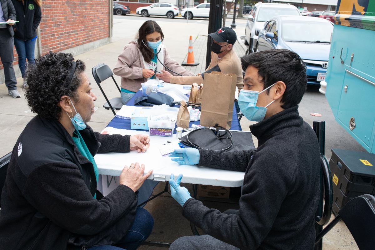 Our team has enjoyed connecting with the community in the warmer weather this spring! We are excited to announce that our hours are now extended until 2pm on Tuesdays at Nubian Square and Wednesdays in East Boston. Stop by to see us for health info and support!