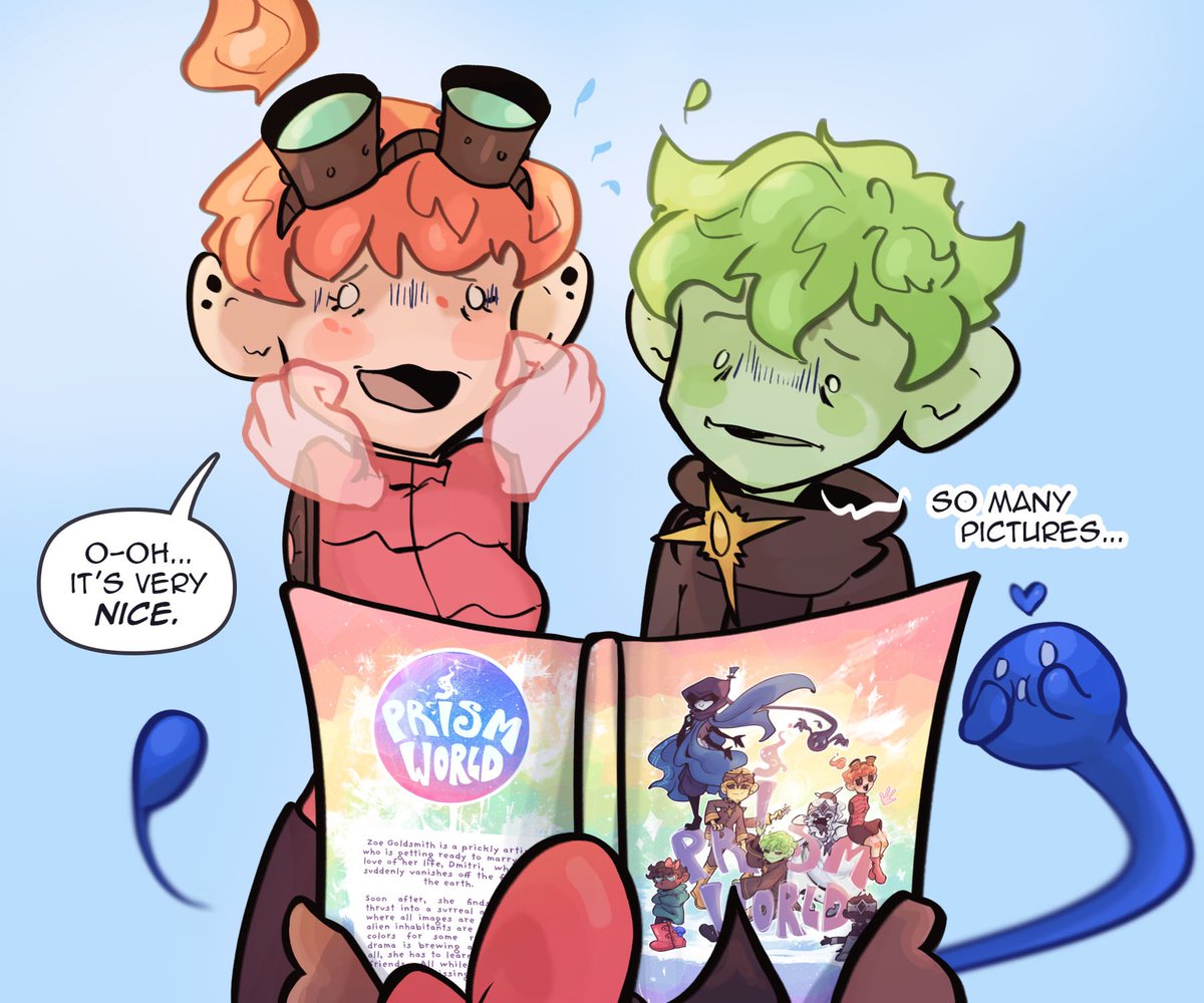 MoeFosse's tweet photo. The Prism World Kickstarter is now a #ProjectWeLove 🥹 I’m flabbergasted and so honored 😭💕

You can check out the graphic novel campaign here! https://t.co/hGOB2khVjE 

#Kickstarter #GraphicNovel #indiecomic #WebtoonCanvas https://t.co/EqRiRjQI2f
