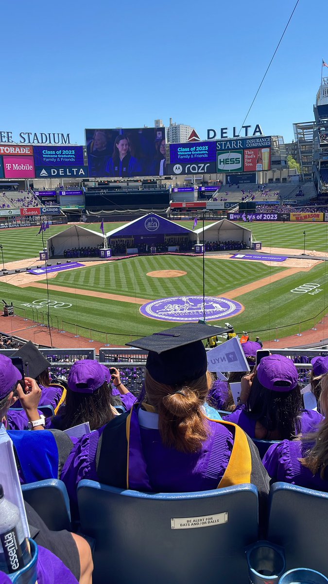NYU class of 2023! #graduationday #yankeestadium