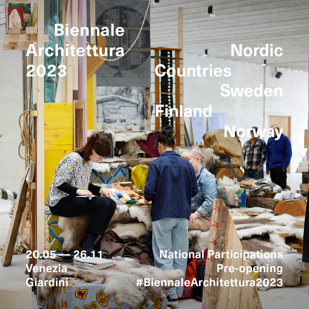 #BiennaleArchitettura2023 | #PreOpening National Participations 18.05, 15:00 NORDIC COUNTRIES (SWEDEN, FINLAND, NORWAY) JOAR NANGO – GIRJEGUMPI: THE SÁMI ARCHITECTURE LIBRARY Giardini -2 days to #TheLaboratoryOfTheFuture Find out more → bit.ly/BiennaleArchit…