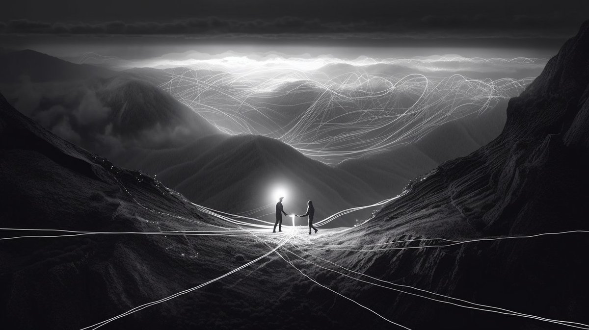 jasmineola8's tweet photo. Day 75: Connection #OneImageADay
💠Prompt in ALT #midjourney
#AIArtwork #midjourneyv5 #prompt #mj_prompt #AIArtworks #generativeart #GenerativeAI #AIArtCommuity #midjourney51 #MidjourneyAI https://t.co/G8BnNUcddX