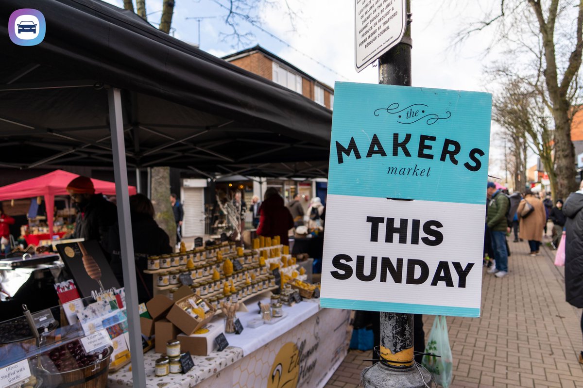 streetcarsmcr's tweet photo. Explore @_makersmarket this Sunday at #SaleManchester , the #NorthWest' finest makers, #bakers and #creators. Expect an an array of #art, #craft, #food, #drink, #coffee, #music and #streetfood! 🌻 https://t.co/BcA7zdrm9n