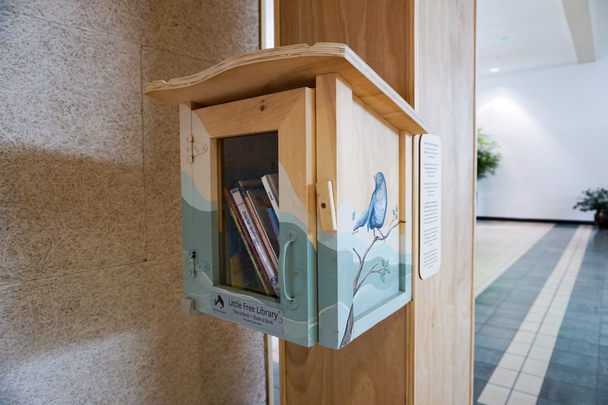 nc_childrens's tweet photo. It's #LittleFreeLibraryWeek! @LtlFreeLibrary has the mission of making books accessible to everyone. Stop by Kidzu's own Little Free Library outside of our Nest! Plus, we have a FREE storytime coming up at our Garden Party on 5/19! https://t.co/p44quyo3fc #LFLweek https://t.co/t3Jn443MW3