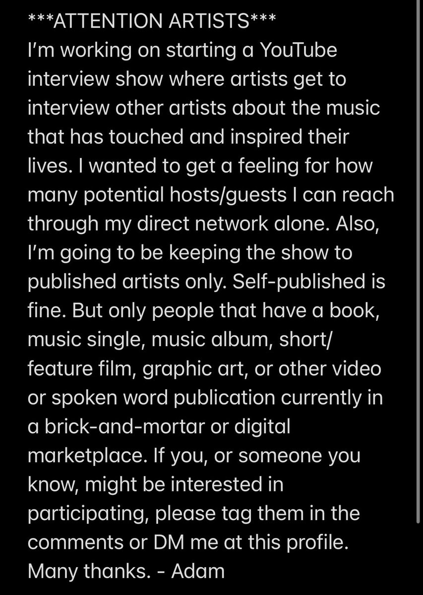 EveningTheScore's tweet photo. #artists #music #interviews #podcasts #hosts #guests https://t.co/Bd60MGryXp
