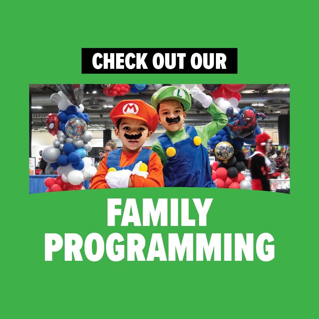 It’s family time at #FANEXPOPhiladelphia. Train your Padawan to become a Master with the Saber Guild, dive into the 2D world at Cartoon Academy with Joe Wos, and build the day away in the Minecraft Builder Space. Get your tickets TODAY. spr.ly/6011O9jL7