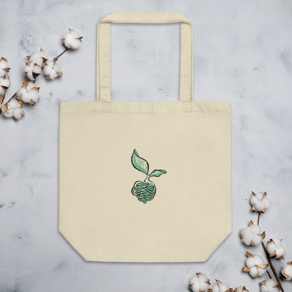 Secret_Daydream's tweet photo. If you're looking for a new book bag (like me) and want to support your local online artist with a cute logo, well look no further! There's a cute tote bag you should totally check out at https://t.co/rtlhfA6dUM 

#bookbag #totebagforsale #sproutbag https://t.co/EPx7shD2KI