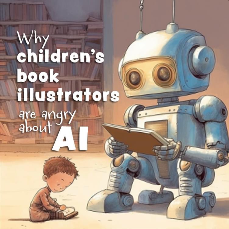 Have you ever thought about what children’s book illustrators think of the rising use of AI? Check out my latest blog post:

“Why children’s book illustrators are angry about AI”
kelleydonner.com/blog

#kidlit #ai #scbwi #illustrators #childrensbooks