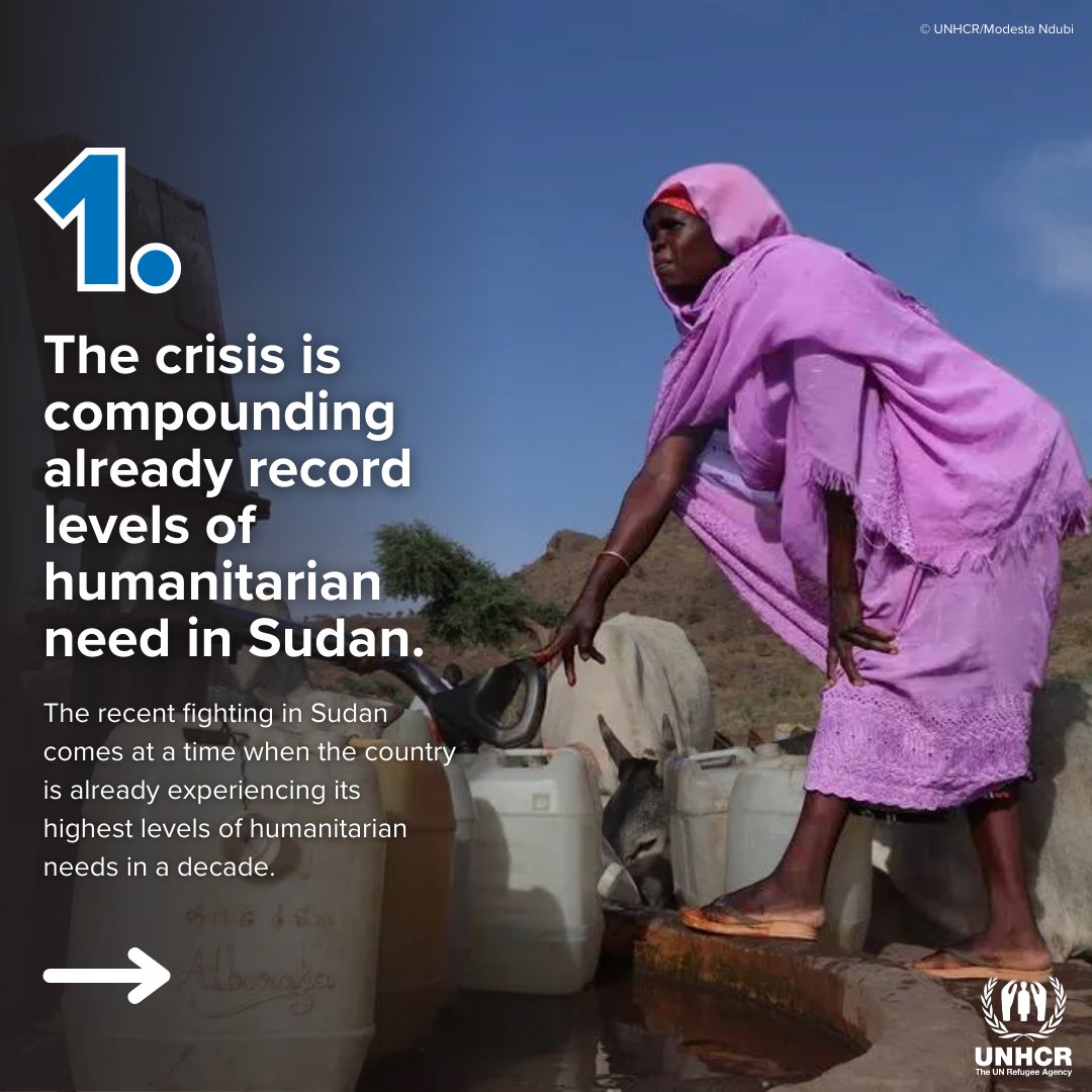 Refugees's tweet photo. Despite repeated announcements of ceasefires, intense fighting continues in Sudan - with disastrous consequences.

These are 5 things you should know about the current crisis.