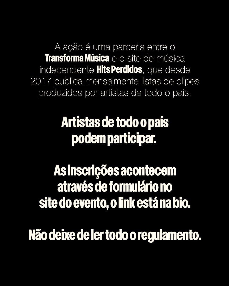 gustavokoch's tweet photo. Atenção artistas queer: inscrições abertas pra mostra de videoclipes #QueerView, parceria do Transforma Música com o @HitsPerdidos
Inscrições até 31 de maio, todas as informações neste link: https://t.co/AVjjjPGH43 https://t.co/Yb8GWQbcj3