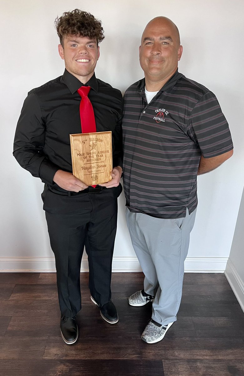 5th Region Athletic Director SPRING MALE Student-Athlete of the Year - Hayden Jones (Taylor County) <a href="/SportsTaylor/">TC Athletics</a>