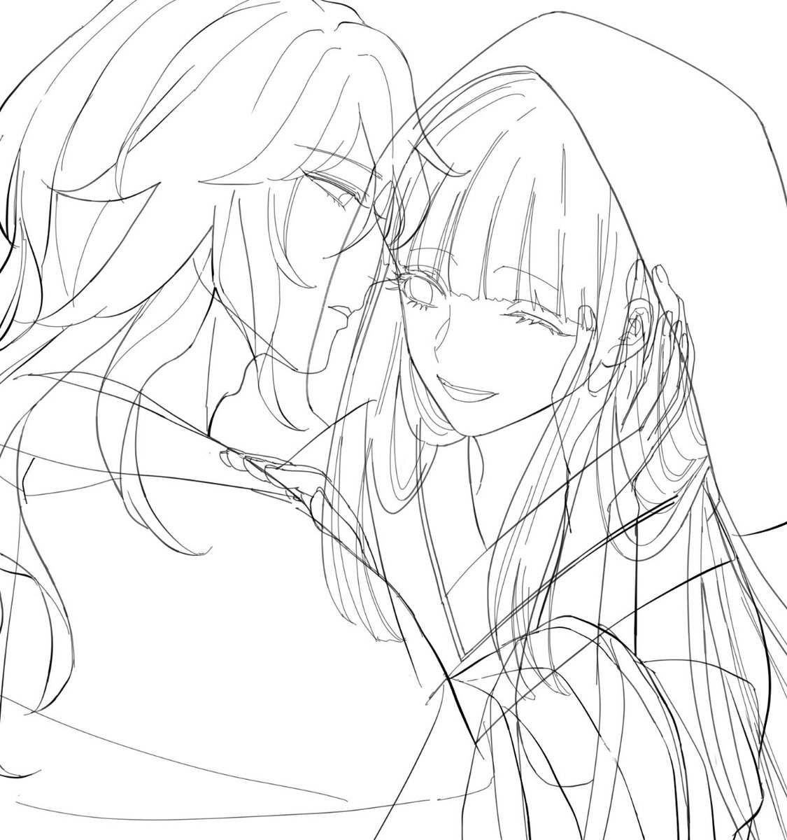 久しぶりに線画ちゃんとしてる https://t.co/o9LL1Snkou