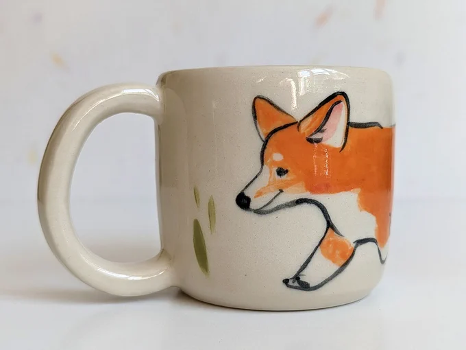 A corgi mug 