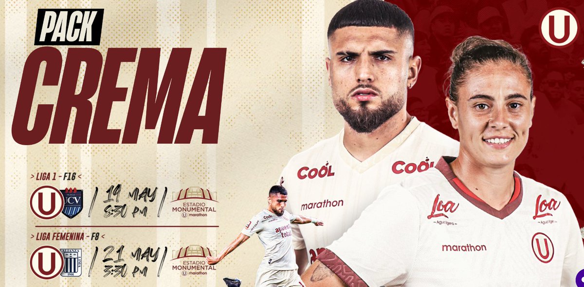 enriquevega__'s tweet photo. ¡SORTEO PACK CREMA!

Vive el partido en TRIBUNA NORTE ante la UCV y Alianza Lima - Femenino en el Monumental.

2 pasos para participar:

✅ Seguir a @enriquevegar99 y @PitinMendoza22 en Twitter.

✅ Dale RT y etiqueta a un amigo.

Anuncio del ganador: Jueves 18 de mayo - 7:30 pm. https://t.co/6FWTWBM6im