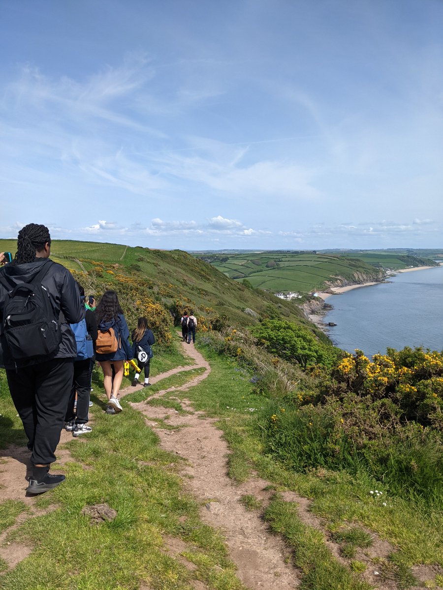 LangleyGSGeog's tweet photo. Some highlights of our hike along the beautiful South Devon coastline. https://t.co/8fPKxreVFx