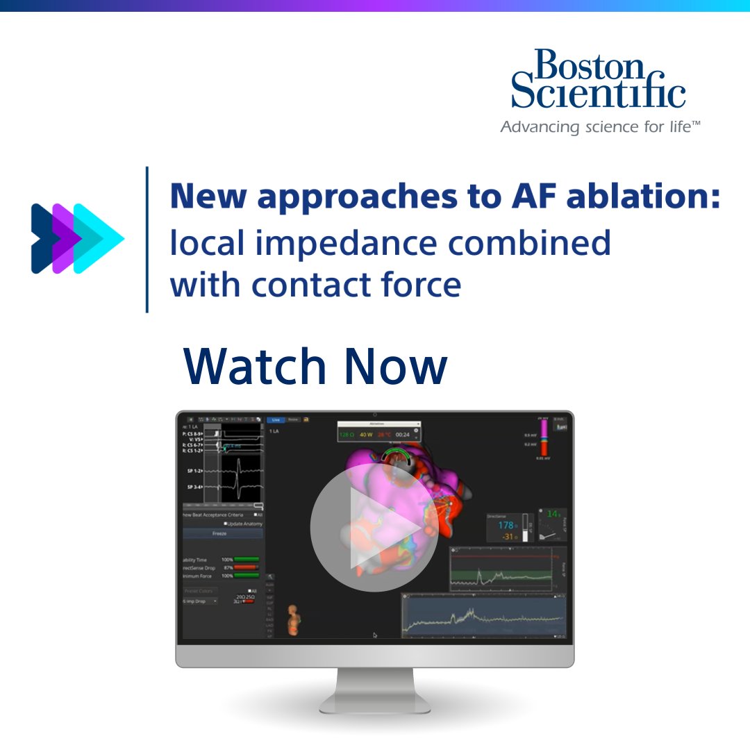 BSC_EU_Heart's tweet photo. Looking for an improved planning before RF delivery to optimize lesion formation? Watch how Dr. Das leverages the combination of local impedance, contact force #STABLEPOINT and ultra-HD #RHYTHMIA mapping to treat Atrial Fibrillation: https://t.co/HiPKVqFnwA
#BSCEMEA #Epeeps https://t.co/EyC0PoYoWi