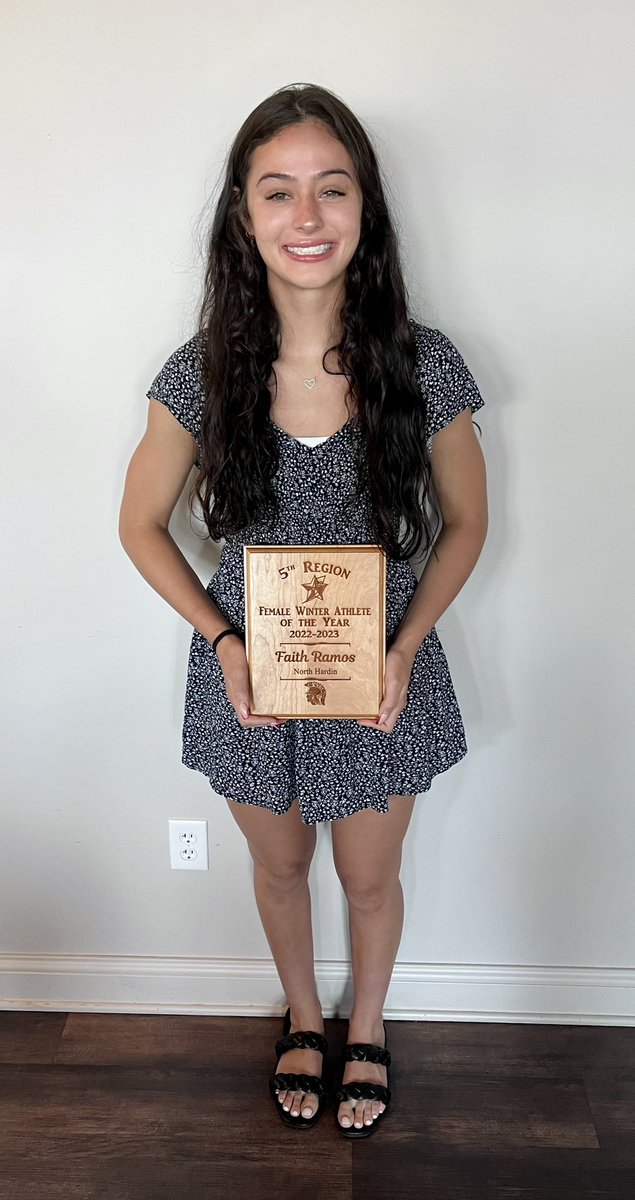 5th Region Athletic Director WINTER  FEMALE Student-Athlete of the Year - Faith Ramos (North Hardin) <a href="/AthleticsNHHS/">NH Trojans</a>