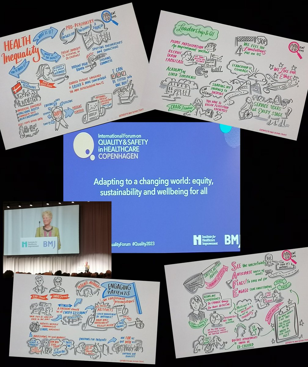 Thank you @QualityForum for arranging such an inspirational conference, raising key issues with health inequalities, sustainability and wellbeing 🌍👏
