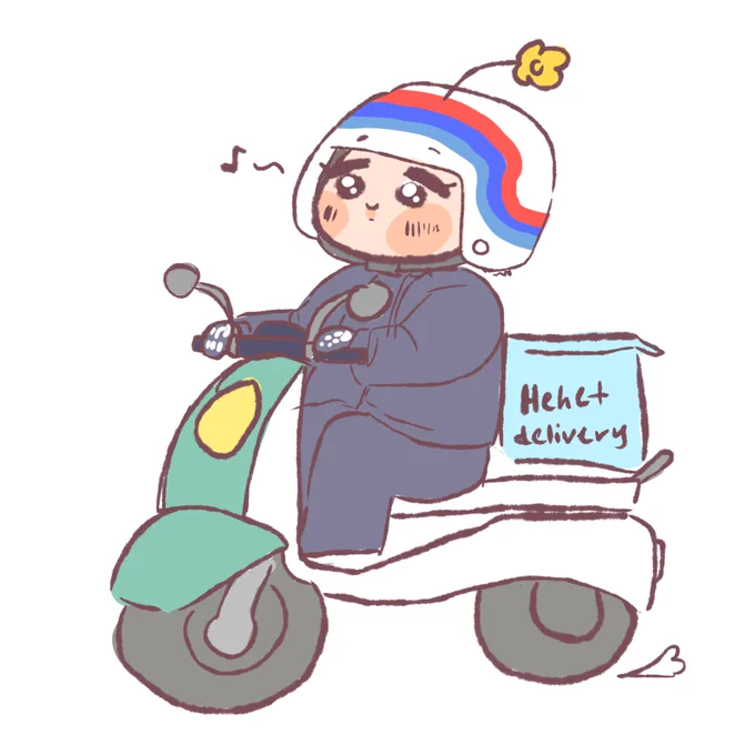 Hehet delivery  . #ateez #ATEEZ_OUTLAW #ateezfanart #seonghwa #yeosang #에이티즈 #에이티즈팬아트 #성화 #여상