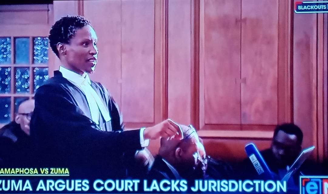 Advocate Lerato Moela argued very well before the full bench today. In him, we see ourselves.  ⚖ 🦅 

We thank the client President Zuma and Advocate Dali Mpofu SC for having faith on the youth and by entrusting the youth with a huge responsibility.