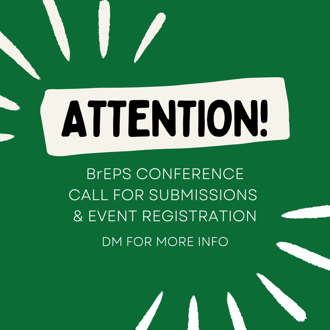 Br_EPS's tweet image. CALL FOR ABSTRACTS! We invite participants to register attendance or submit abstracts on or before June 11th for the 7th annual BrEPS conference to be held on the 4th &amp;amp; 5th of September at the University of Surrey, Guildford. 

breps.co.uk/2023conference