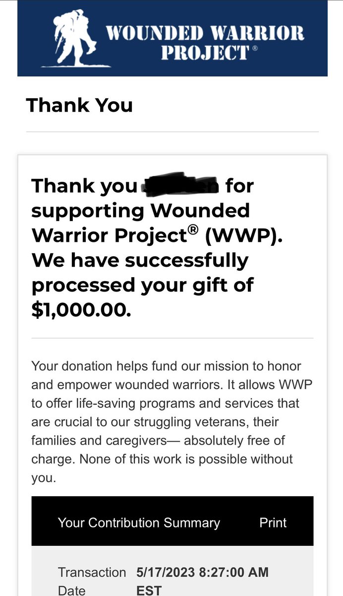 Last time I checked between twitter & instagram, the #davidboreanaz birthday video totaled 230 likes. I decided to donate the full $1,000 I mentioned to the Wounded Warrior Project! Thank you to everyone for participating #SEALTeam #Bones #Angel #BuffyTheVampireSlayer