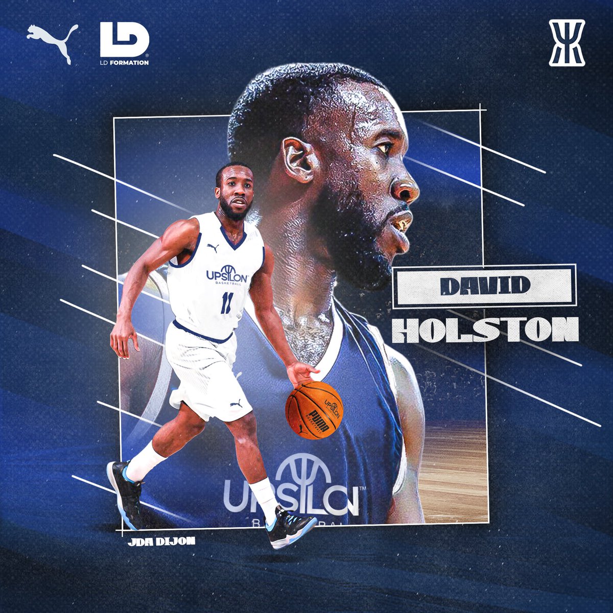 UpsilonBasket's tweet photo. C’est un des meilleurs joueurs de la Betclic Elite ! Pour moi, c’est une belle surprise de le voir parmi nous ! Jacques Alingue lui a parlé de ce que nous faisions puis il a décidé de nous rejoindre. @coach_yace @PUMAGroup 
#TeamUpsilon #DavidHolston #basketball #workout https://t.co/xYSccO7e9W