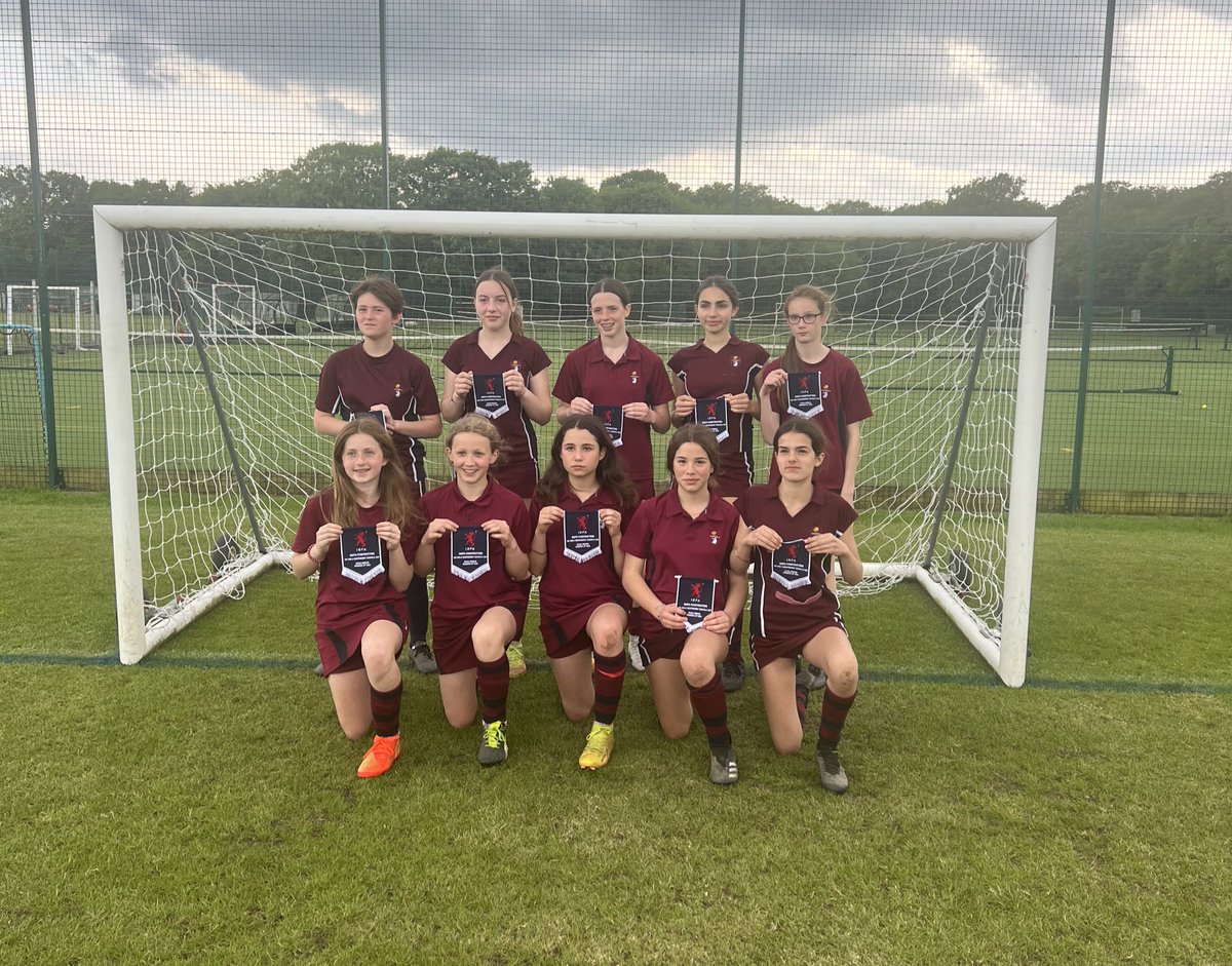 HighgateSpEx's tweet photo. Well done to our U13 Girls Football Team, who today qualified for the ISFA National Finals that will be held at St George’s Park. They finished as runners-up in the regional final this afternoon. 

Thanks to @ForestSchSport and @isfafootball for hosting.

#HighgateFootball https://t.co/9x7NtvQG57