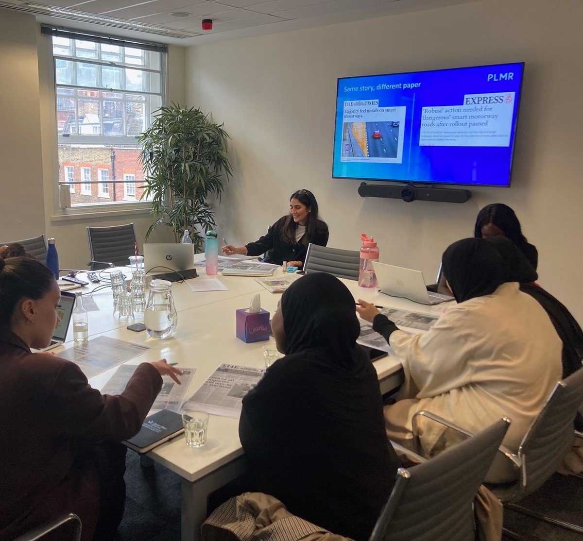 This week <a href="/Sara_Ghaff/">Sara</a> and <a href="/niamhmerc/">Niamh Mercer Danher</a> hosted a PR masterclass on British media and how newspapers work for the award-winning @PRstarsTB #PRTraining Programme. 

It was great meeting the trainees and we think they all have very bright futures ahead in #comms!🌟