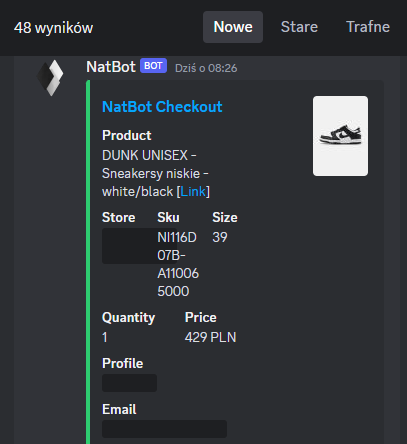 Bot:@NATAIOBOT Proxy:@Roundproxies @TheLemonClub_ @ShinyProxies @GorillaProxies_ CG:@RoboFox @JIGIONotify Reship:@ftparis_ 💸Join my discord for slcts💸 discord.gg/Cb4rf2H8Ug