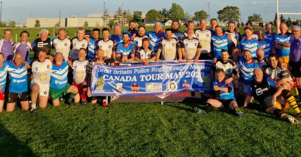 GBPoliceMastRL's tweet photo. Awesome experience running out against the @ONGreybeards on their own turf 🙌🏉
Few sore bodies but no time to rest up, its time for the baseball @BlueJays let's go ⚾️🤜🤛 https://t.co/72VtosirpG