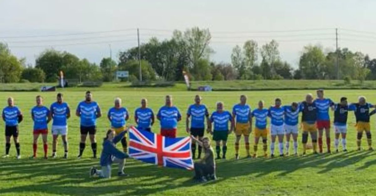 GBPoliceMastRL's tweet photo. Awesome experience running out against the @ONGreybeards on their own turf 🙌🏉
Few sore bodies but no time to rest up, its time for the baseball @BlueJays let's go ⚾️🤜🤛 https://t.co/72VtosirpG