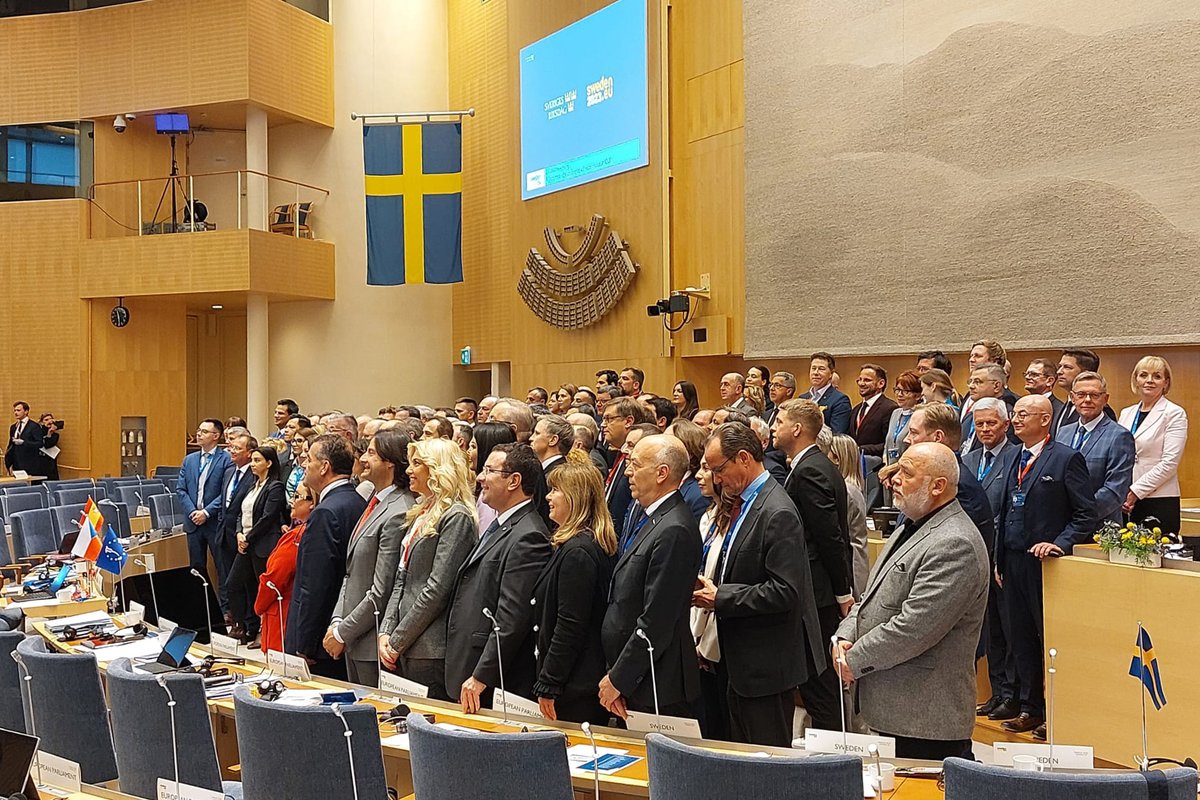 KancelariaSejmu's tweet image. Sztokholm. Posiedzenie plenarne #COSAC z udziałem przedstawicieli Sejmu

W dniach 14 - 16 maja w Riksdagu (parlament Szwecji) odbyło się 69. posiedzenie plenarne Konferencji Komisji do Spraw Unijnych Parlamentów (COSAC - Conférence des organes spécialisés dans les affaires…