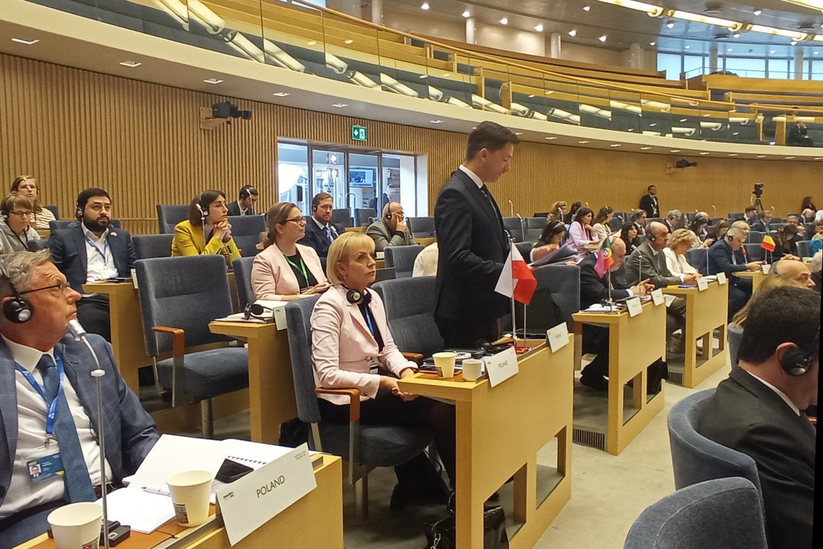 KancelariaSejmu's tweet image. Sztokholm. Posiedzenie plenarne #COSAC z udziałem przedstawicieli Sejmu

W dniach 14 - 16 maja w Riksdagu (parlament Szwecji) odbyło się 69. posiedzenie plenarne Konferencji Komisji do Spraw Unijnych Parlamentów (COSAC - Conférence des organes spécialisés dans les affaires…