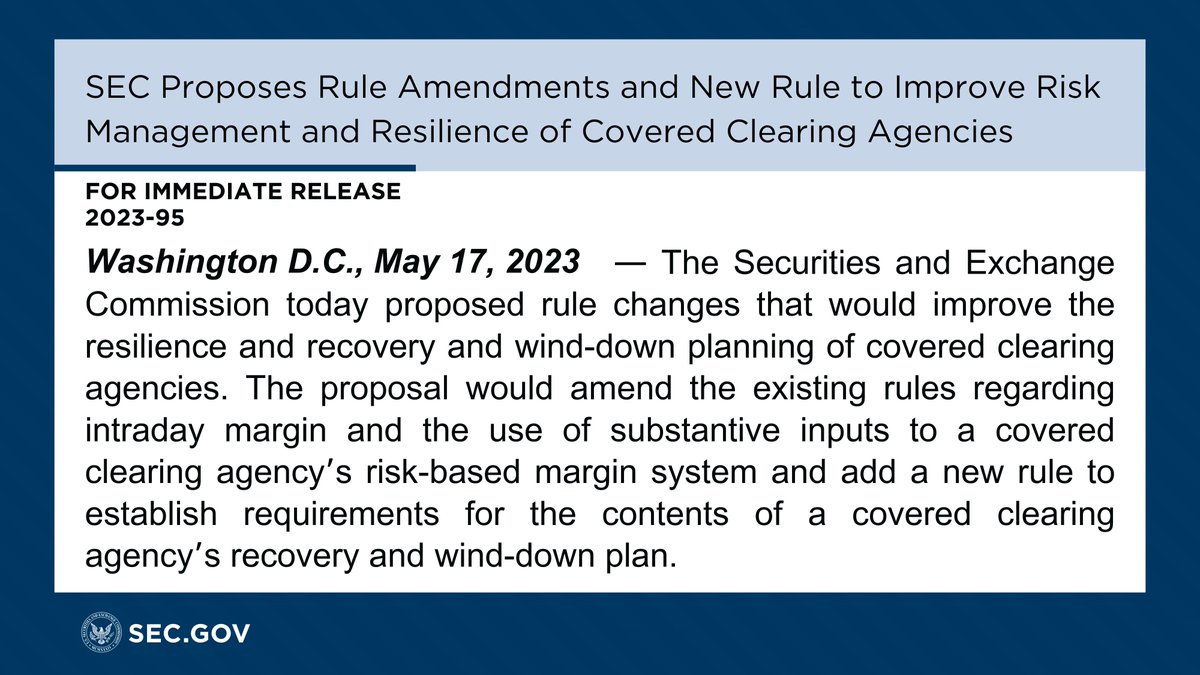 U.S. Securities and Exchange Commission on Twitter: 