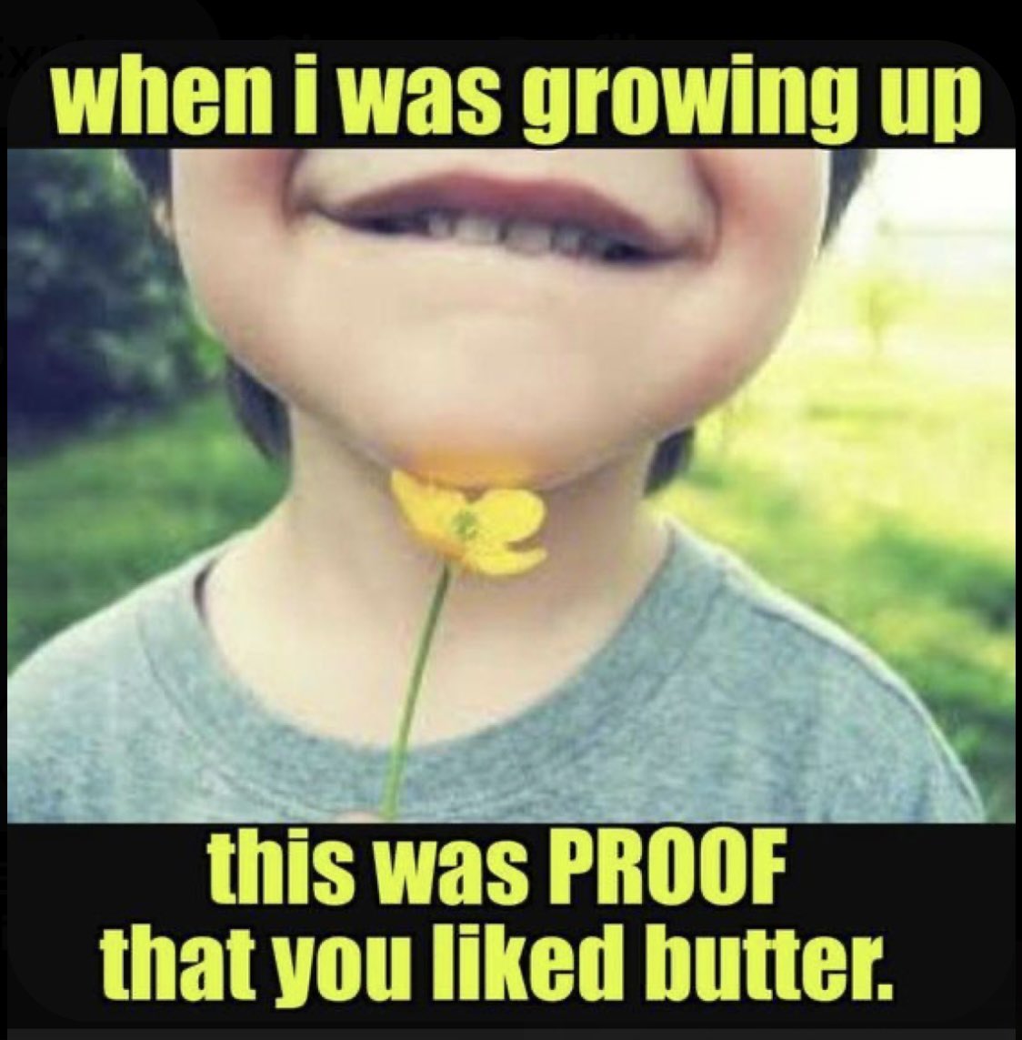 nostalgiapix25's tweet photo. Do you like butter? 🌼 🧈  Do you remember doing this? I do. 😊 #nostalgia https://t.co/YP5FaKY6rw