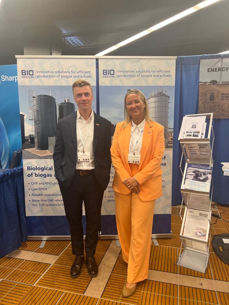 Waste, Recycling and Biogas Advisory (@wbatcdk) on Twitter photo The WBA team is participating in the <a href="/ambiogascouncil/">American Biogas C.</a>’s #biogasamericas conference in Chicago 🇺🇸! Come by booth no. 220 to connect with 🇩🇰 technology suppliers, including <a href="/AmmongasDK/">Ammongas</a>, #Biogasclean and #Grainit 👋
<a href="/Cengells/">Cecilie Engell</a> <a href="/JesperHJensen1/">Jesper H. Jensen</a> <a href="/thetradecouncil/">The Trade Council</a> <a href="/DenmarkinUSA/">Denmark in USA 🇩🇰</a> The WBA team is participating in the <a href="/ambiogascouncil/">American Biogas C.</a>’s #biogasamericas conference in Chicago 🇺🇸! Come by booth no. 220 to connect with 🇩🇰 technology suppliers, including <a href="/AmmongasDK/">Ammongas</a>, #Biogasclean and #Grainit 👋
<a href="/Cengells/">Cecilie Engell</a> <a href="/JesperHJensen1/">Jesper H. Jensen</a> <a href="/thetradecouncil/">The Trade Council</a> <a href="/DenmarkinUSA/">Denmark in USA 🇩🇰</a>