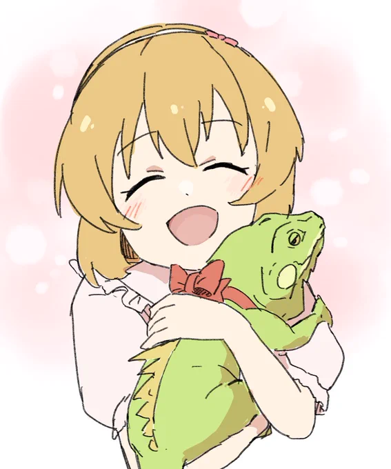 喜びがもの凄かったので小春ちゃんを描いてしまいました