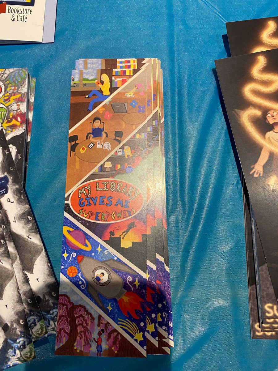 DedhamMSLibrary's tweet image. On Monday night, I was thrilled to attend the @MSLAtweet Bookmark Awards at Unlikely Story to recognize 7th grader Veronica.  She received a gift card and recognition with all other winners and honorees.  
Congrats again, Veronica!