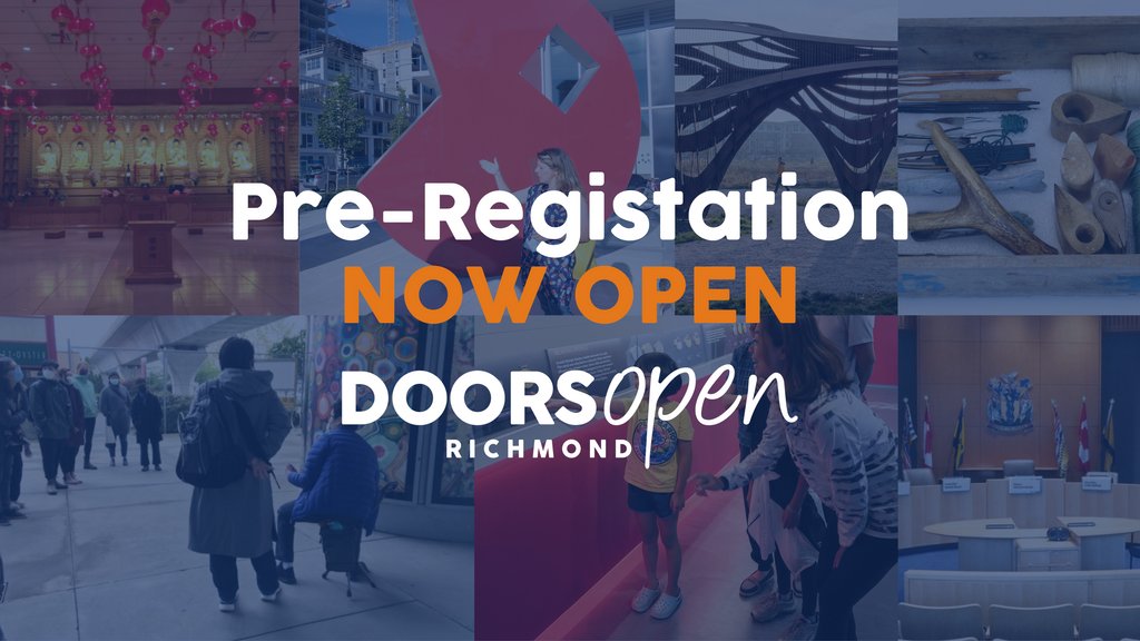 🚀 Gear up, Richmond adventurers! Pre-registration for select Doors Open Richmond 2023 sites is officially open. Register now: t.ly/N70yp and secure your place at your favourite spots. #DoorsOpenRichmond #RichmondBC #ExploreRichmond