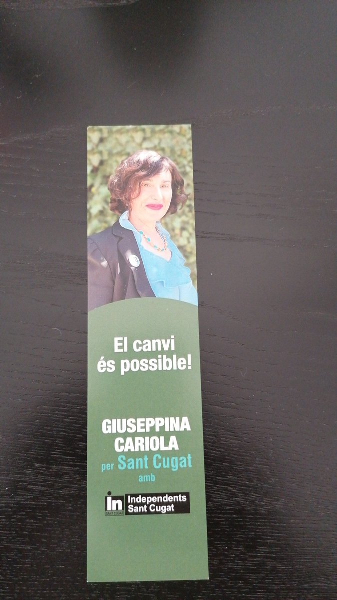 JordiSol12's tweet photo. Per fi, una propaganda electoral pensada i profitosa, un punt de llibre. La resta la contenidor blau. https://t.co/kisUf0cyuB