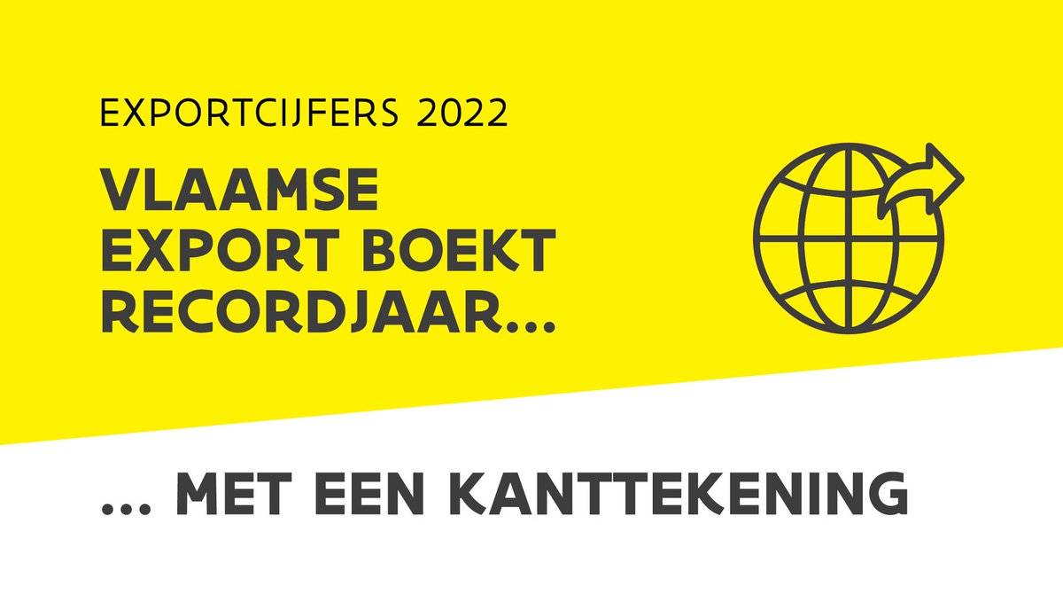 De nieuwe #Wereldwijs is er, en daarin lichten we onder meer de Vlaamse exportcijfers van 2022 uit. Spoiler alert: ze breken opnieuw records. Al hoort daar wel enige nuance bij: bit.ly/3LTw2f9