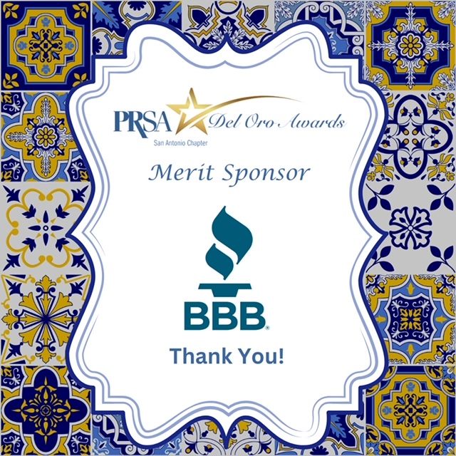 PRSA_SA's tweet photo. We're still glowing from last week's Del Oro Awards! Join us in giving a round of applause to our sponsors @cpsenergy, @SABoardREALTORS, @CitrusAdv + @CentralTexasBBB, who made it possible to recognize SA's PR rockstars! ⚡️ We are so appreciative of your support + commitment! https://t.co/pznKbv1P12