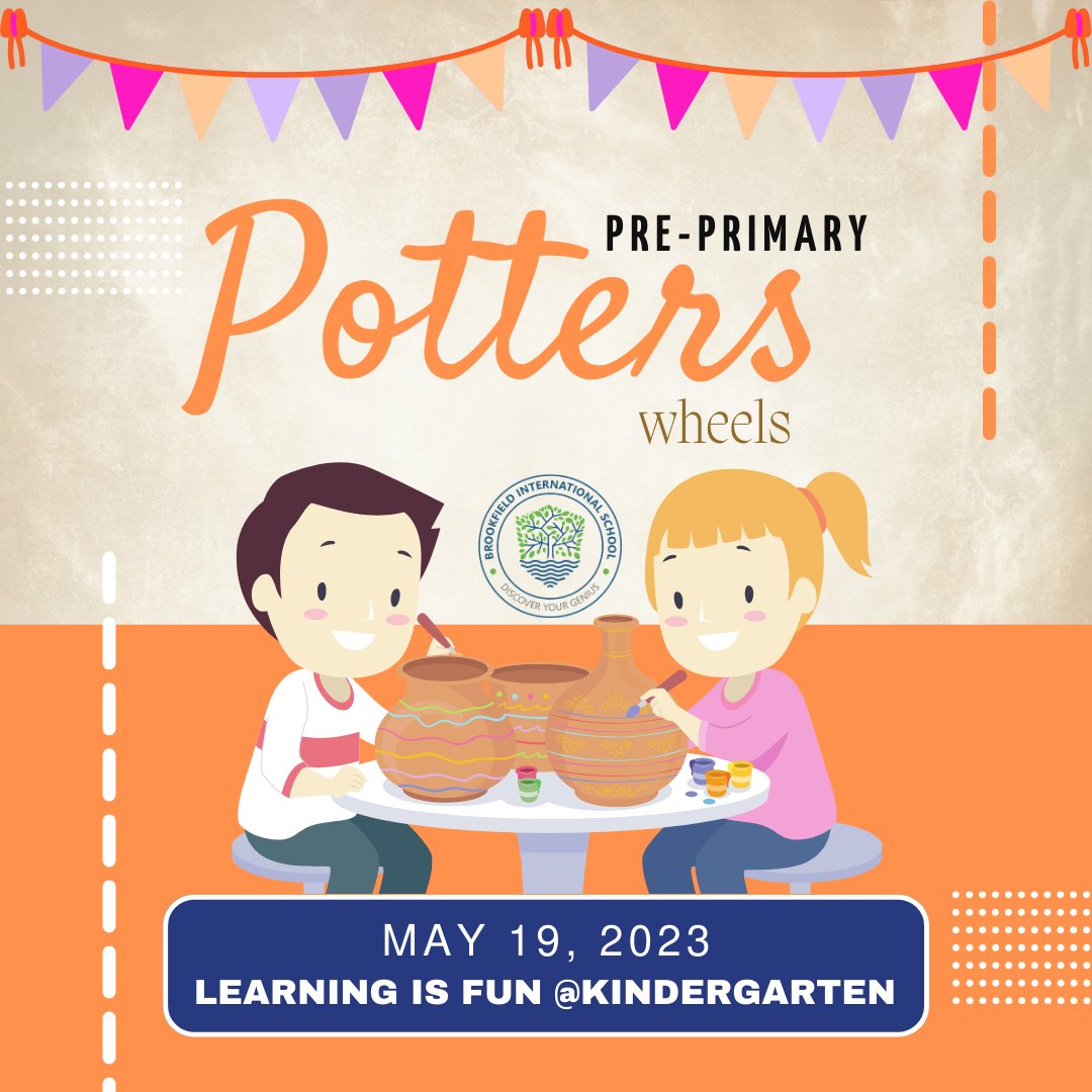 -POTTERS' WHEEL @ KINDERGARTEN WING   #BFIS #BrookfieldInternationalSchool #kindergarten #Pre_Primary #speakingskills #BestSchoolInKurali #BestschoolinChandigarh #BestCBSESchoolintown #BestSchoolEver