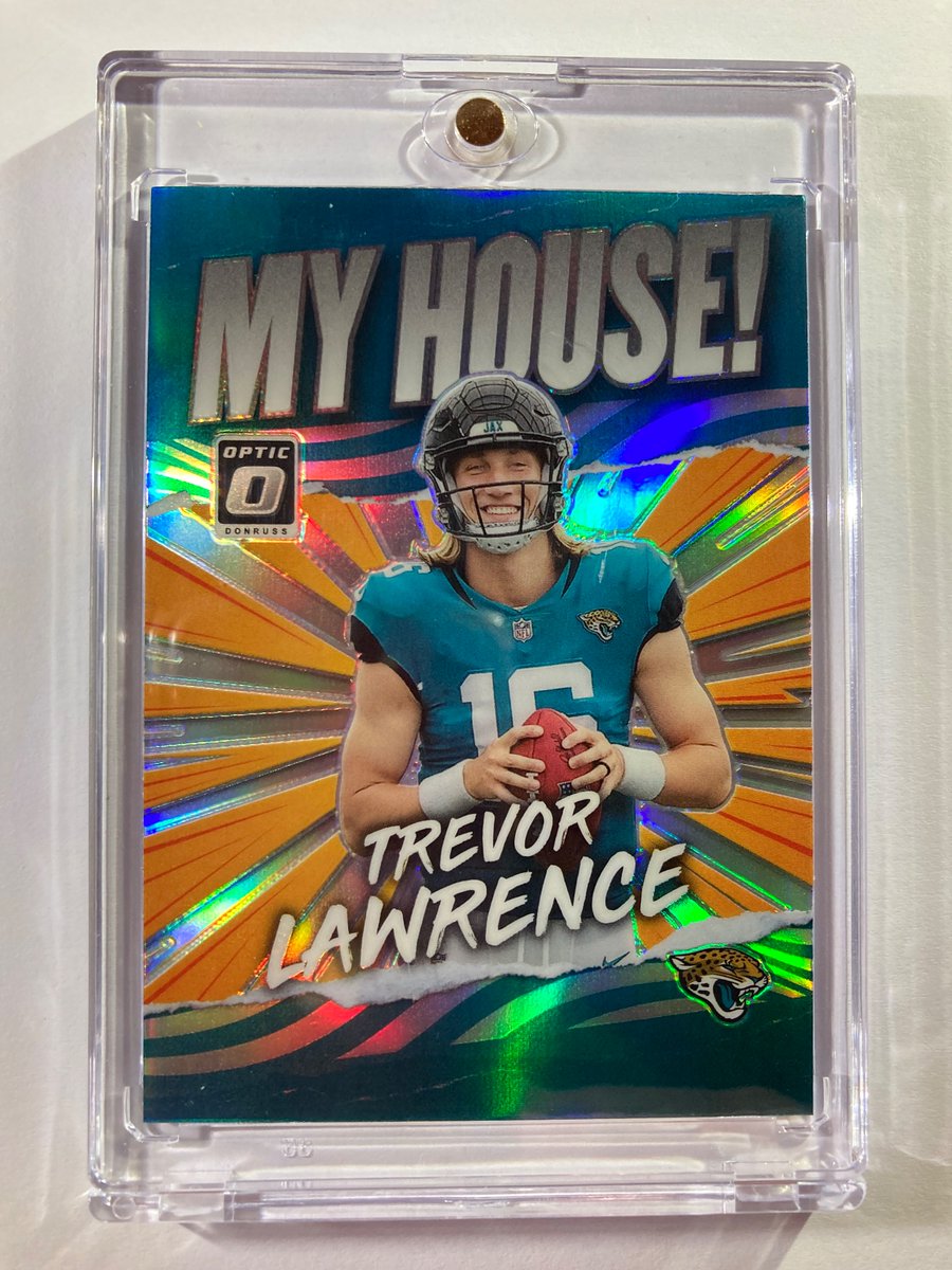 1218Sports's tweet photo. 🎁Appreciation Day Giveaway🎁

Winner Announced Saturday

🔥Trevor Lawrence Donruss Optic My House Holo RC

To enter
1. Follow
2. Retweet
3. Like

@sports_sell #NFL #Jaguars #Clemson #Jacksonville https://t.co/MOLM61mran