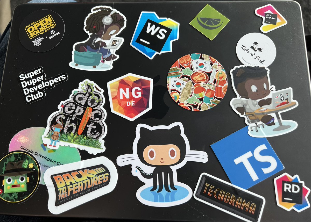 steffenjahr's tweet image. Got a lot of new stickers 🤩@TechoramaBE #techorama