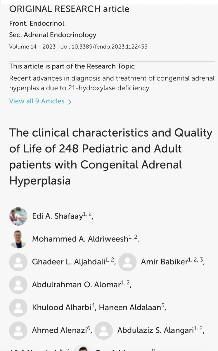 AldriweeshM's tweet photo. الحمدلله على كرمه، الأخبار السعيدة تتوالى🎉

تم قبول بحثنا للنشر في مجلة "Frontiers in Endocrinology” @FrontEndocrinol بمعامل تأثير 6 

ألف مبروك لصديقي وأخي عدي شافعي @EShafaay نشر هذه الورقة المميزة ولبقية الفريق البحثي بإشراف بروف. إبراهيم العلوان وبروف. عفاف الصغير https://t.co/MoFbKoiTlZ