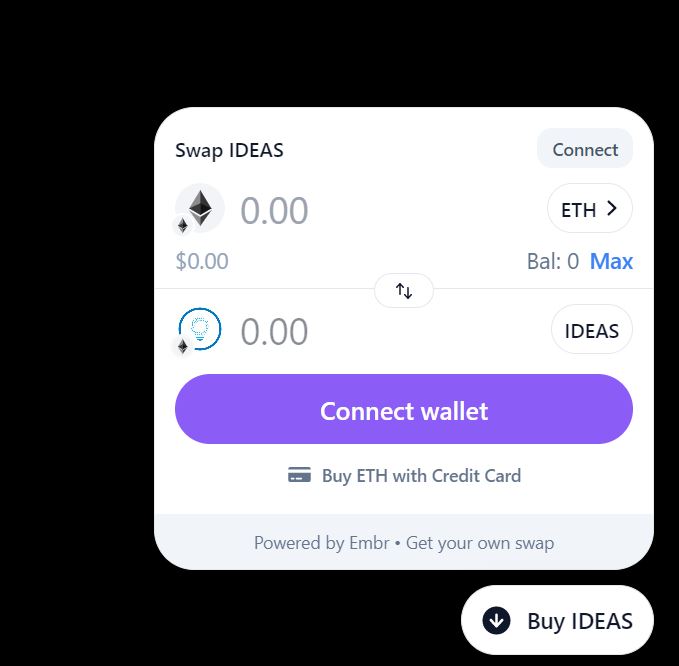 IDEAS_TheToken's tweet image. Did you check the new floating "Buy IDEAS" button on the website! 

Check it here: ideastoken.com

More Info:
medium.com/@IDEAS-Token/i…

#IDEAS #IDEASPlatform #crypto #web3 #DeFi #blockchain #Bitcoin #Ripple #BNB #Ethereum