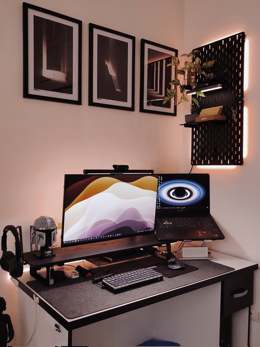 mahdigzh's tweet photo. Well finally, I updated my #work_space 🌌

#setup #work #design #designer #designer_setup #workspace https://t.co/s88cwfbXLz