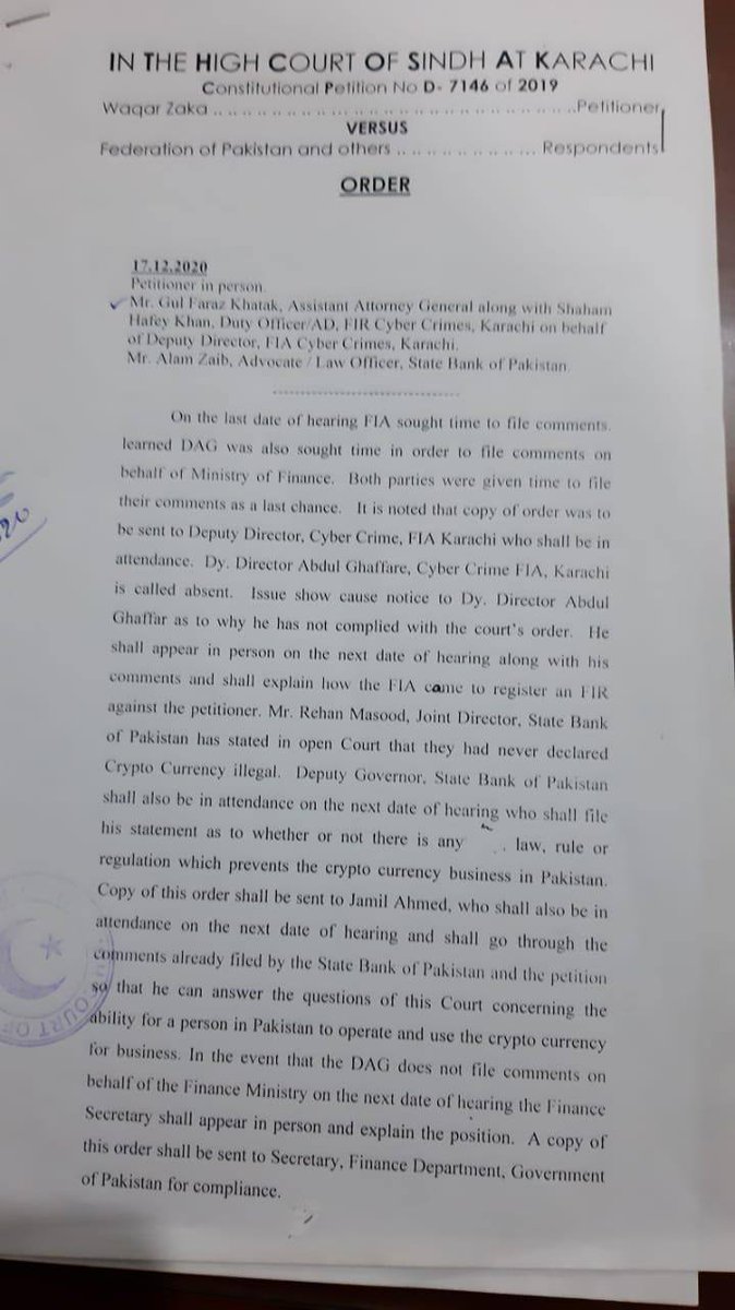 Tech_Crypto9's tweet image. CP 7146/2019 Sindh highcourt , technology movement Pakistan already got the case  , crypto won’t be banned Inshallah , relax it’s just an advice by Senator, the news is creating hype for no reason.
#cryptoban
#waqarzaka #TechnologyMovementPakistan